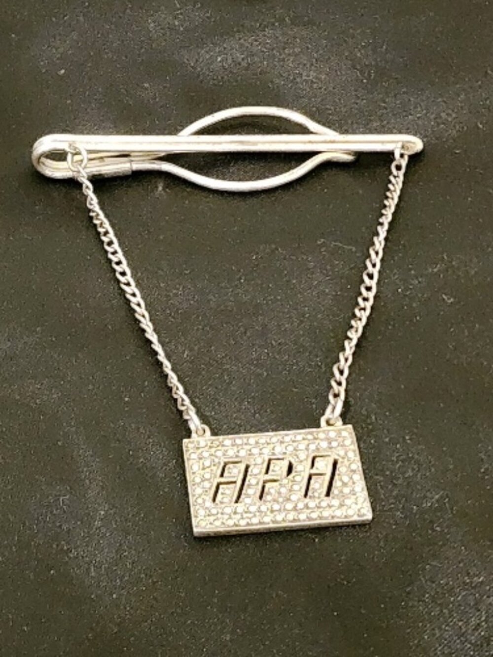 Vintage Sterling Silver Tie Clip
